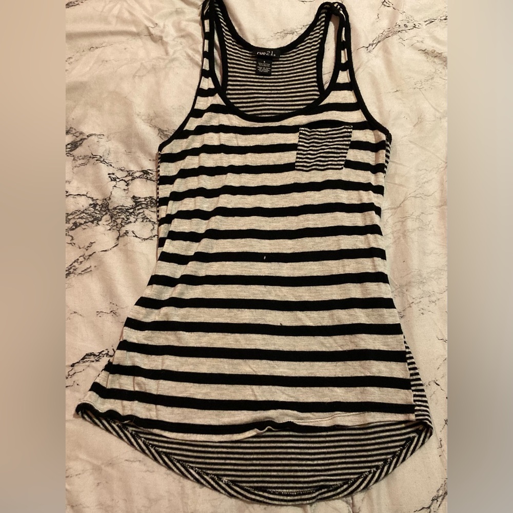 Stripped tank top